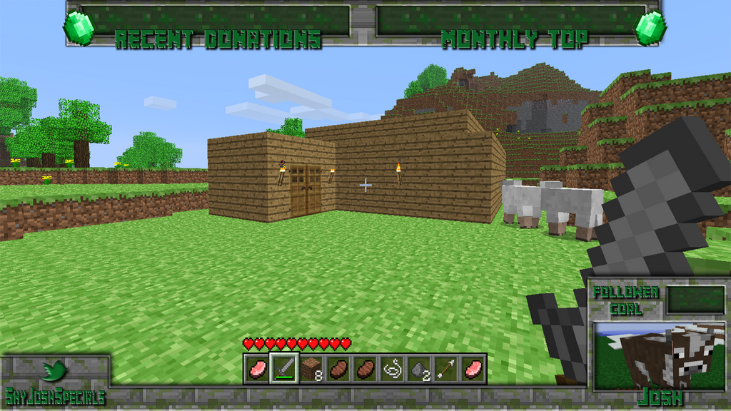 Minecraft Frame Overlay Small Detailed Minecraft Overlay by Jayminx on DeviantArt
