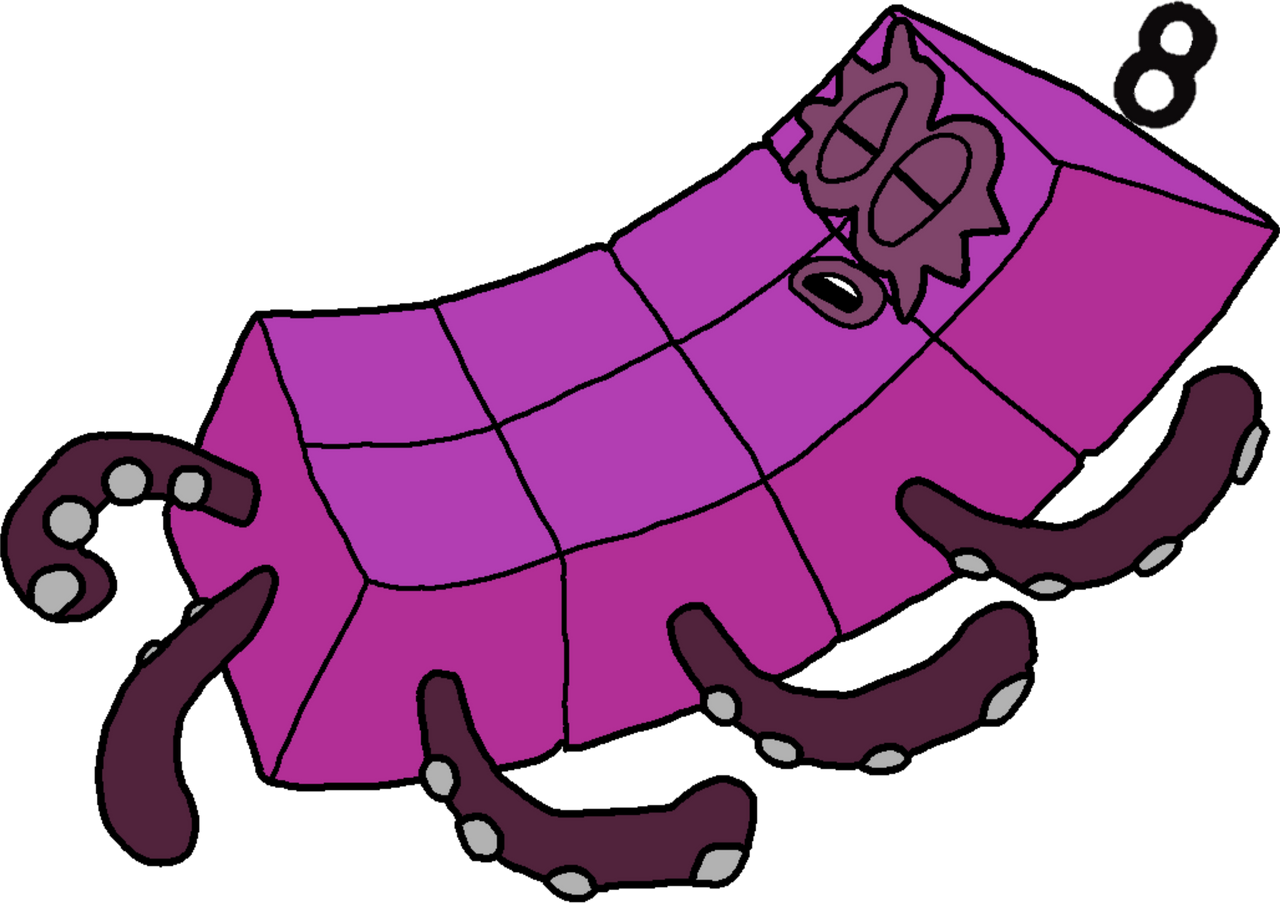 Numberblock 8 Sleeping By JohnGamble1997 On DeviantArt numberblock-8-sleeping-by-johngamble1997-on-deviantart