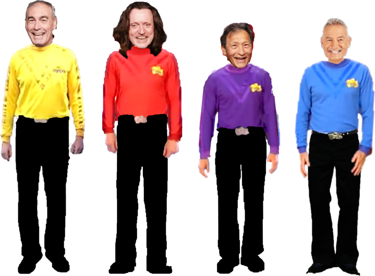 The Wiggles Members (1991-2006, 2012) by JohnGamble1997 on DeviantArt