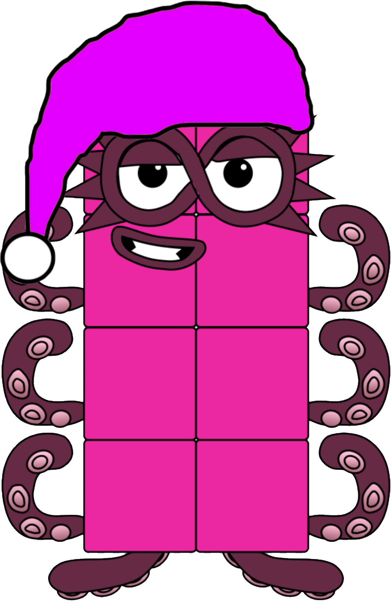 Sleep Number Blocks Sleepy Numberblock 8 by JohnGamble1997 on DeviantArt