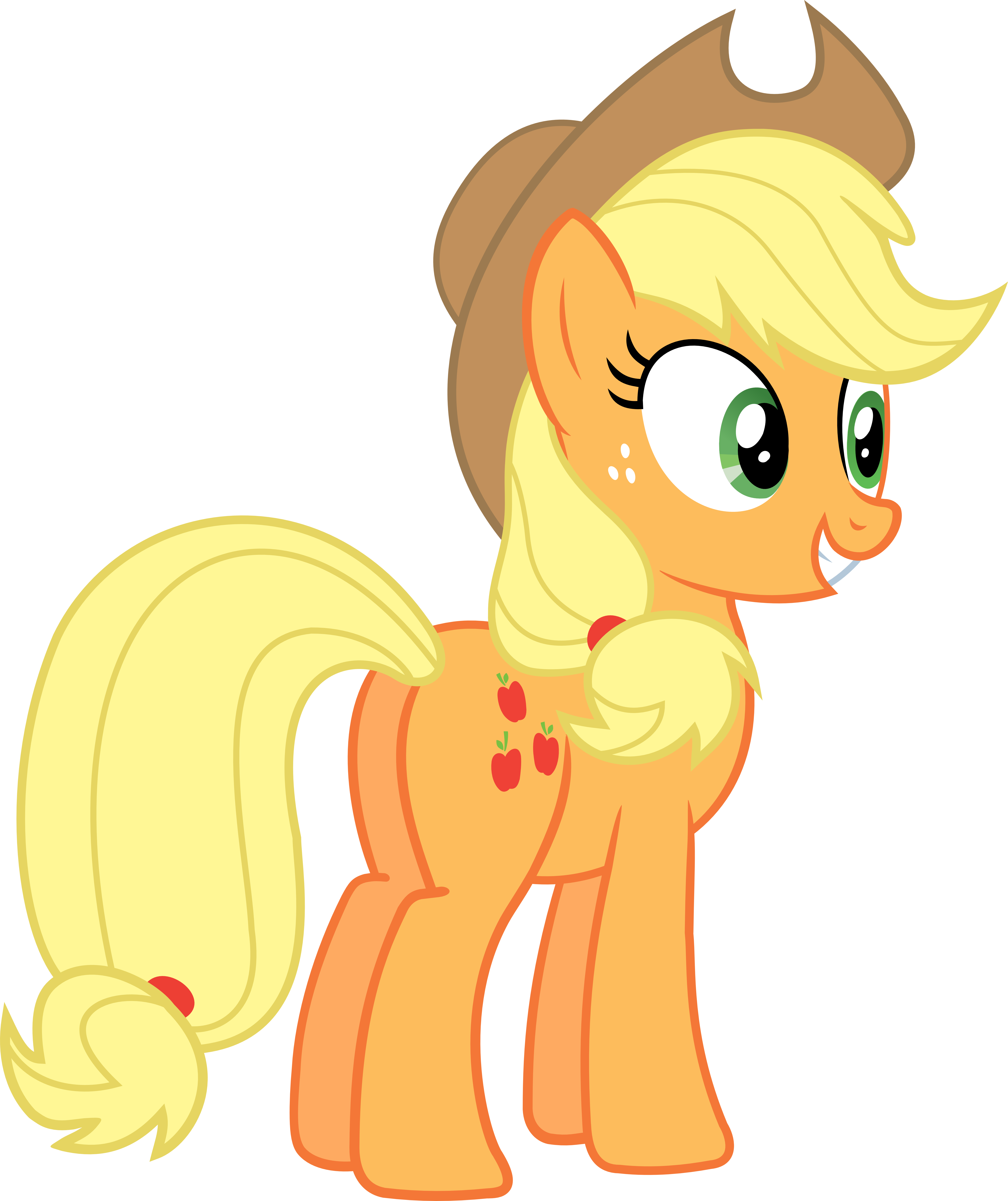 Applejack Excited by SLB94 on DeviantArt