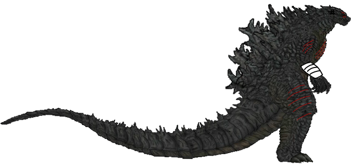 Legendary Godzilla (injured) by kingcapricorn688 on DeviantArt