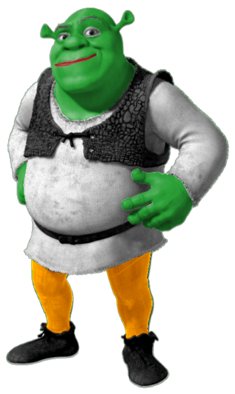 bootleg shrek (transparent) by kingcapricorn688 on DeviantArt