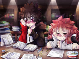 [Hichi x Yuki] Studying