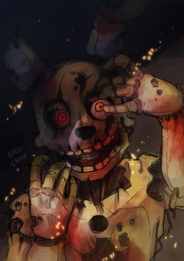 Spring Trap Chan FNAF 3 - Springtrap by Nadi-Chan on DeviantArt