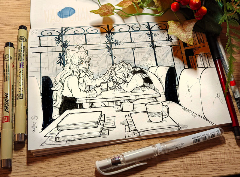 Alitia Ink Ink-October 2022 - Jaden x Alicia - Day 4 by Nadi-Chan on DeviantArt
