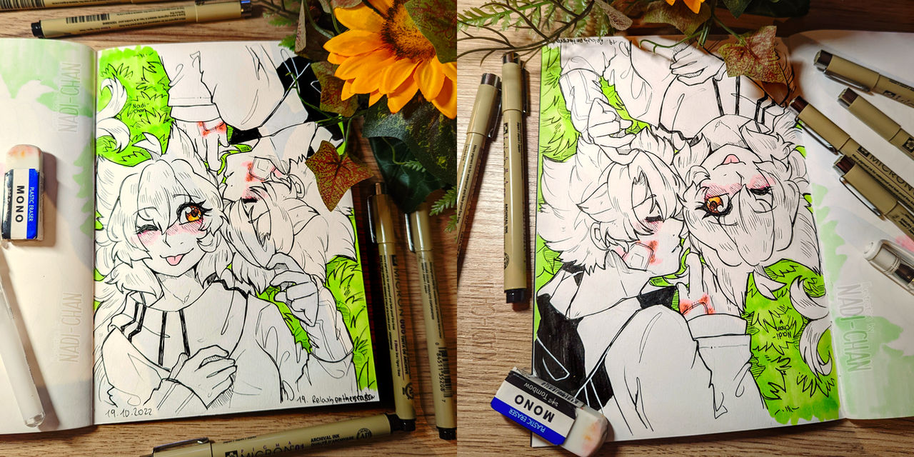 Alitia Ink Ink-October 2022 - Jaden x Alicia - Day 19 by Nadi-Chan on DeviantArt