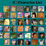 My 50 Characters