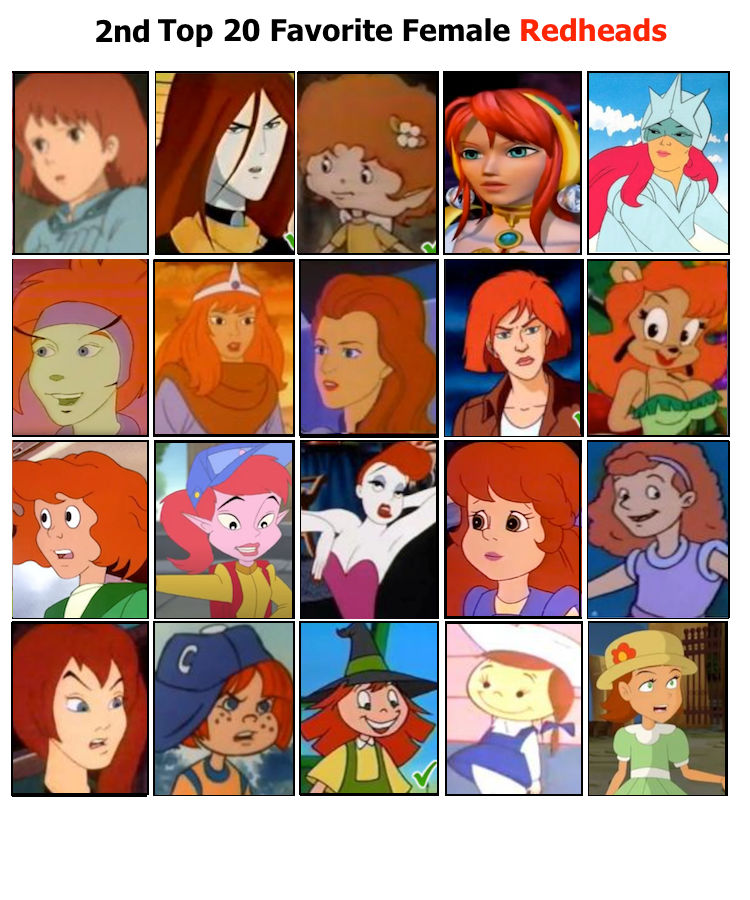 My Second Top 20 Favorite Female Redheads by Dawalk86 on DeviantArt My Second Top 20 Favorite Female Redheads by Dawalk86 on DeviantArt