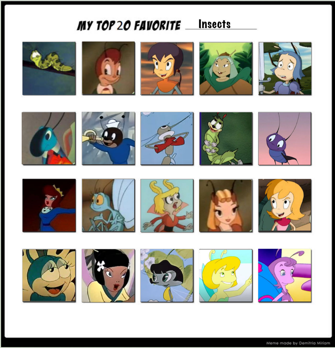 Disney Insects Deviantart MyTop 20 Favorite Insects by Dawalk86 on DeviantArt