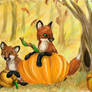 Pumpkin Foxes