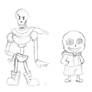 Sans and Papyrus