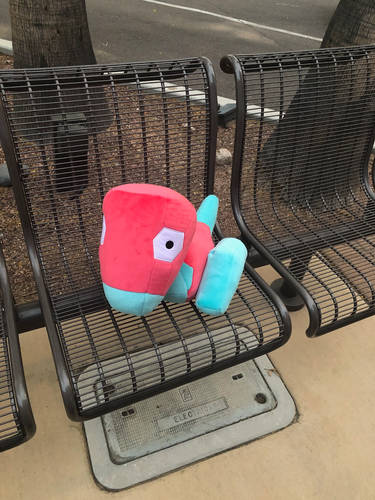 Porygon on the Bench