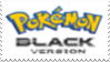 Pokemon Black Stamp by laprasking