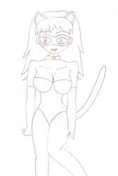 Pink Pussycat Sketch by laprasking