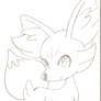 Fennekin Sketch