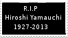 R.I.P Hiroshi Yamauchi Stamp