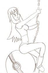 She Came In Like a Pokeball Sketch by laprasking