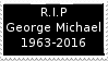 R.I.P George Michael Stamp