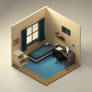 Isometric - Bedroom