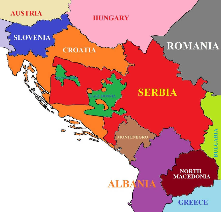 Former Yugoslavia Countries By Ethnicity By Jorpe1990 On Deviantart