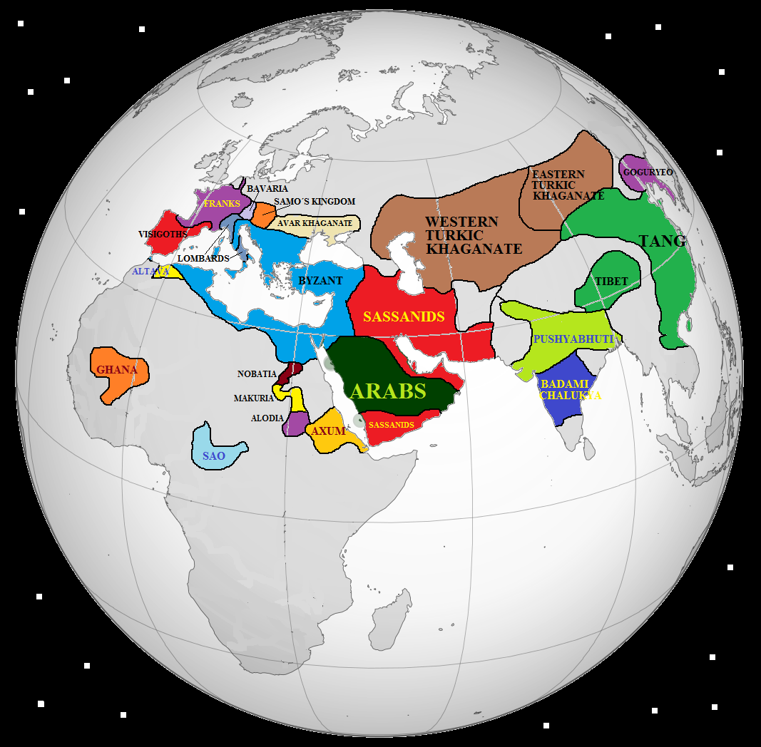 World Map Of Year 630 By Jorpe1990 On Deviantart World Map By Year