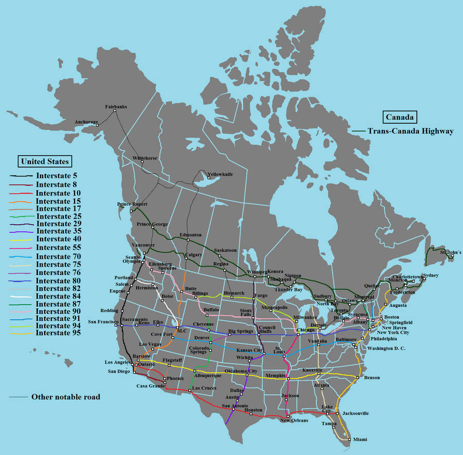 Interstate Example Countrie Some parts of American Interstate systems by Jorpe1990 on DeviantArt