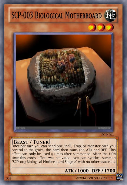 SCP-034 Yugioh card