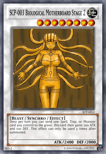 SCP-034 Yugioh card