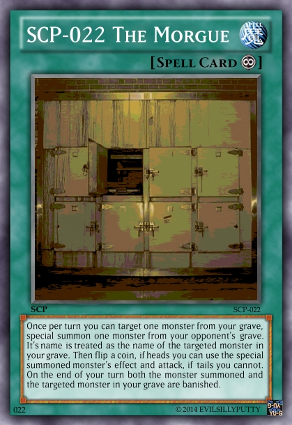 scp yugioh cards Foundation SSR SCP469 YCSR I-008 Card Embossed Holofoil Superior Super Rare The first of the SCP