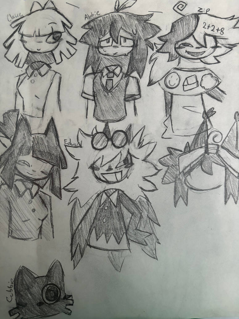 Fundamental Paper Education Characters 2 by P3R0Gi3 on DeviantArt