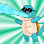 Squirtle used water gun