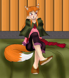 Holo sitting