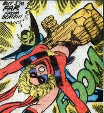 Ms. Marvel punched again by Liv4bsball on DeviantArt