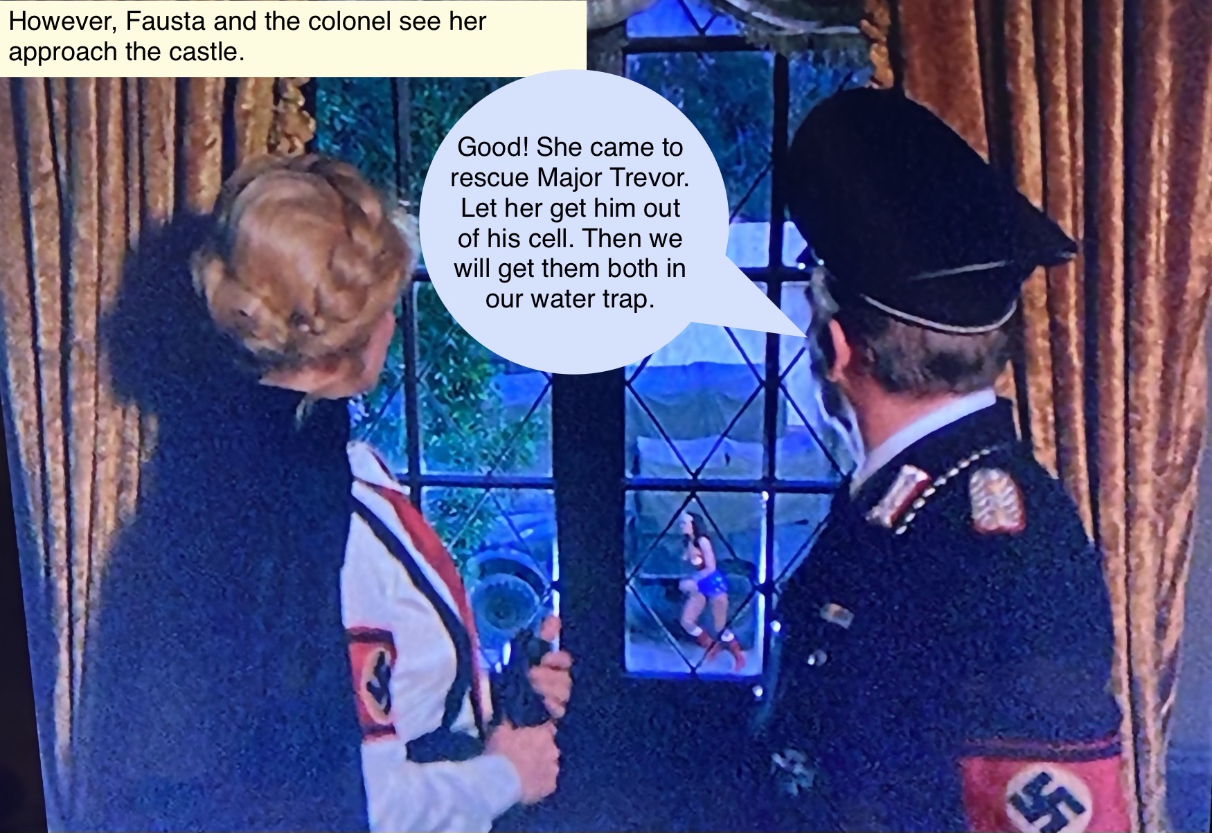 Fausta The colonel and Fausta see Wonder Woman approach by Liv4bsball on ...
