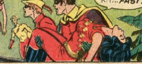 Wonder Girl unconscious, carried by Liv4bsball on DeviantArt