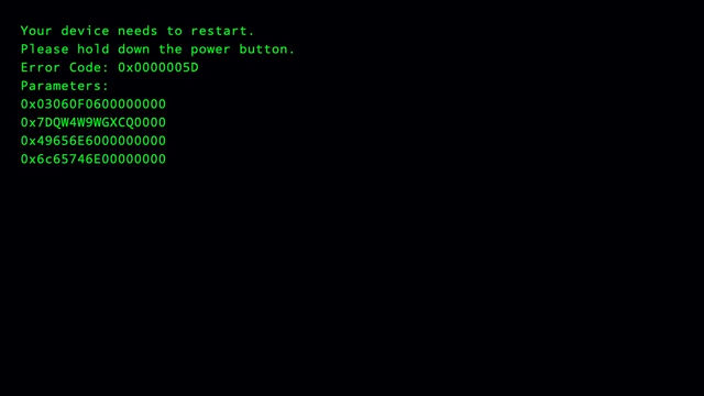 Matrix Blue Screen of Death 10.0 Background by rejeje on DeviantArt
