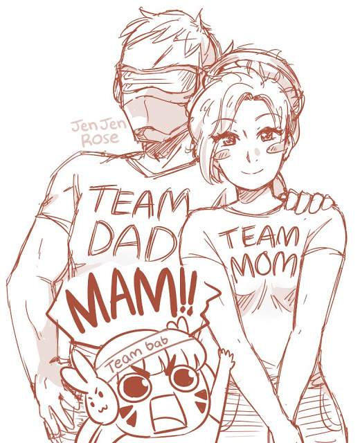 Team Mom Team Dad Overwatch