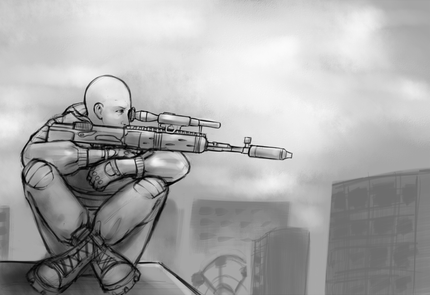 Stalker Rooftop Sniper