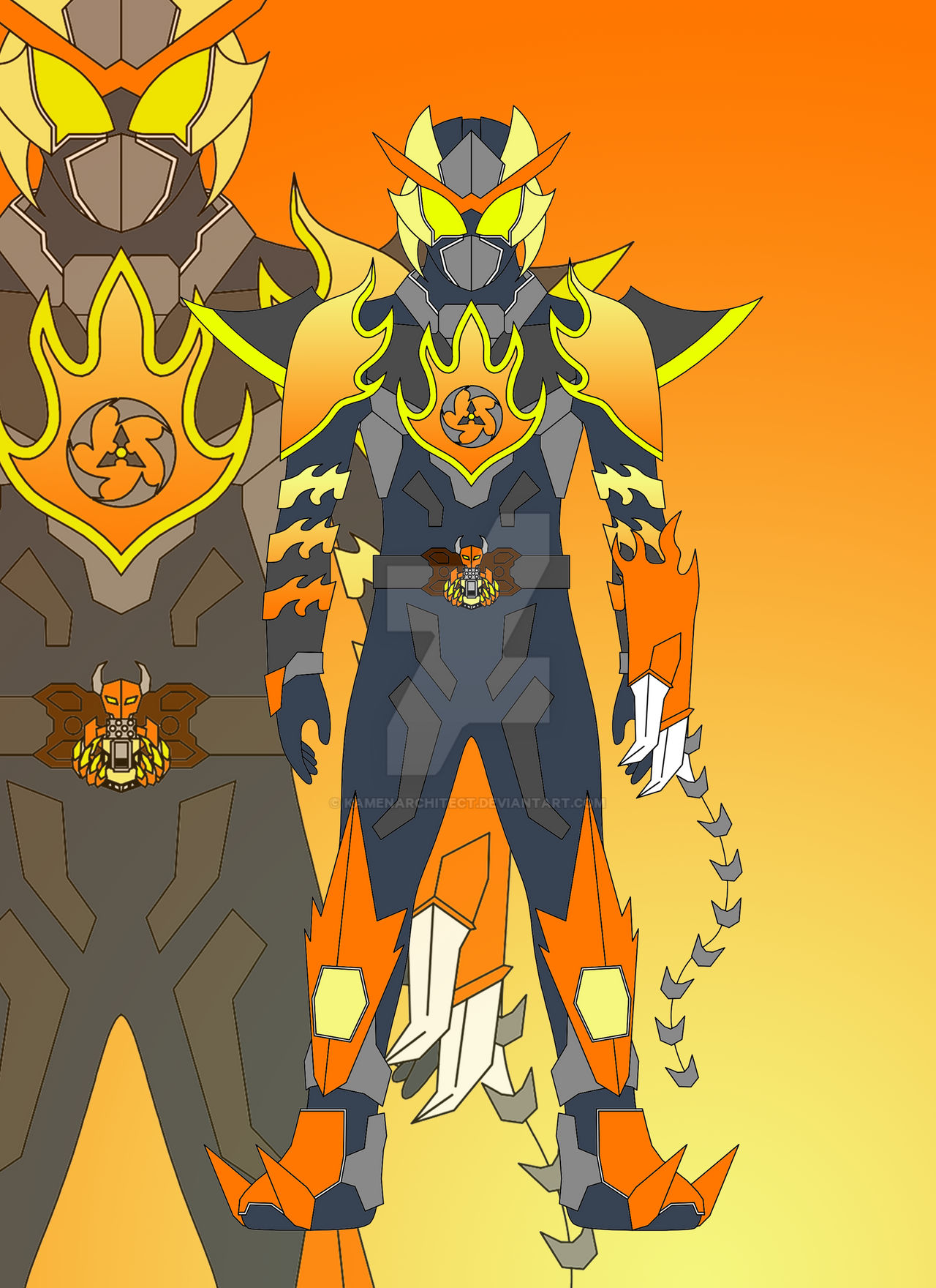 Arm Rider Kamen Rider Kizna - Blades Arm by Kamenarchitect on DeviantArt