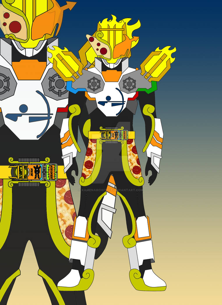 Pizza Rider Kamen Rider Famble - Pizza Archery by Kamenarchitect on DeviantArt