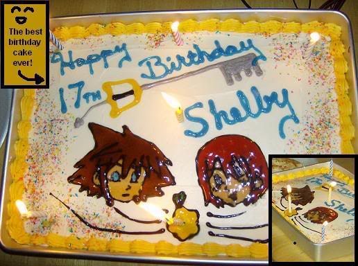 Kingdom Hearts Birthday Cake