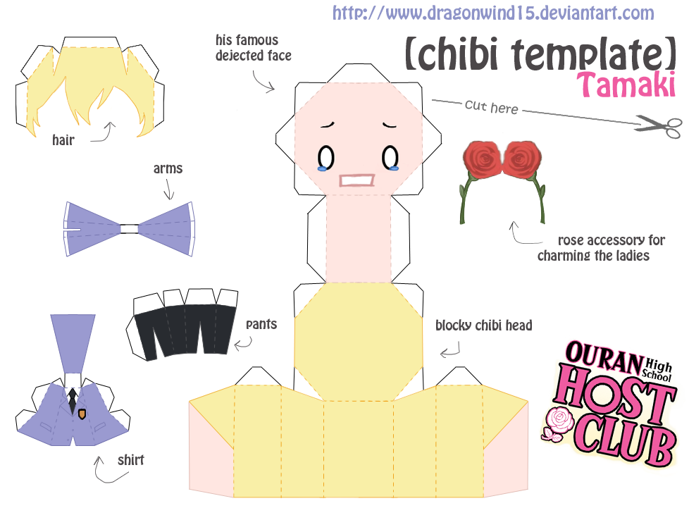 Tamaki Chibi Template