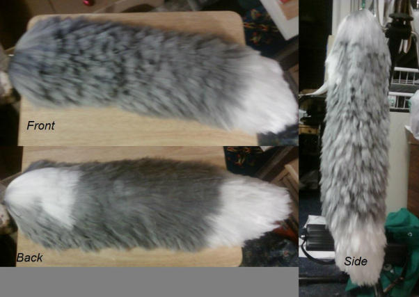 Grey Wolf Tail by KittyWolfCreations on DeviantArt