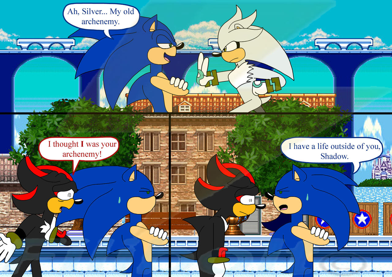 Silver needs to chill (art by NaruXNatsu4ever on deviantart) :  r/SonicTheHedgehog