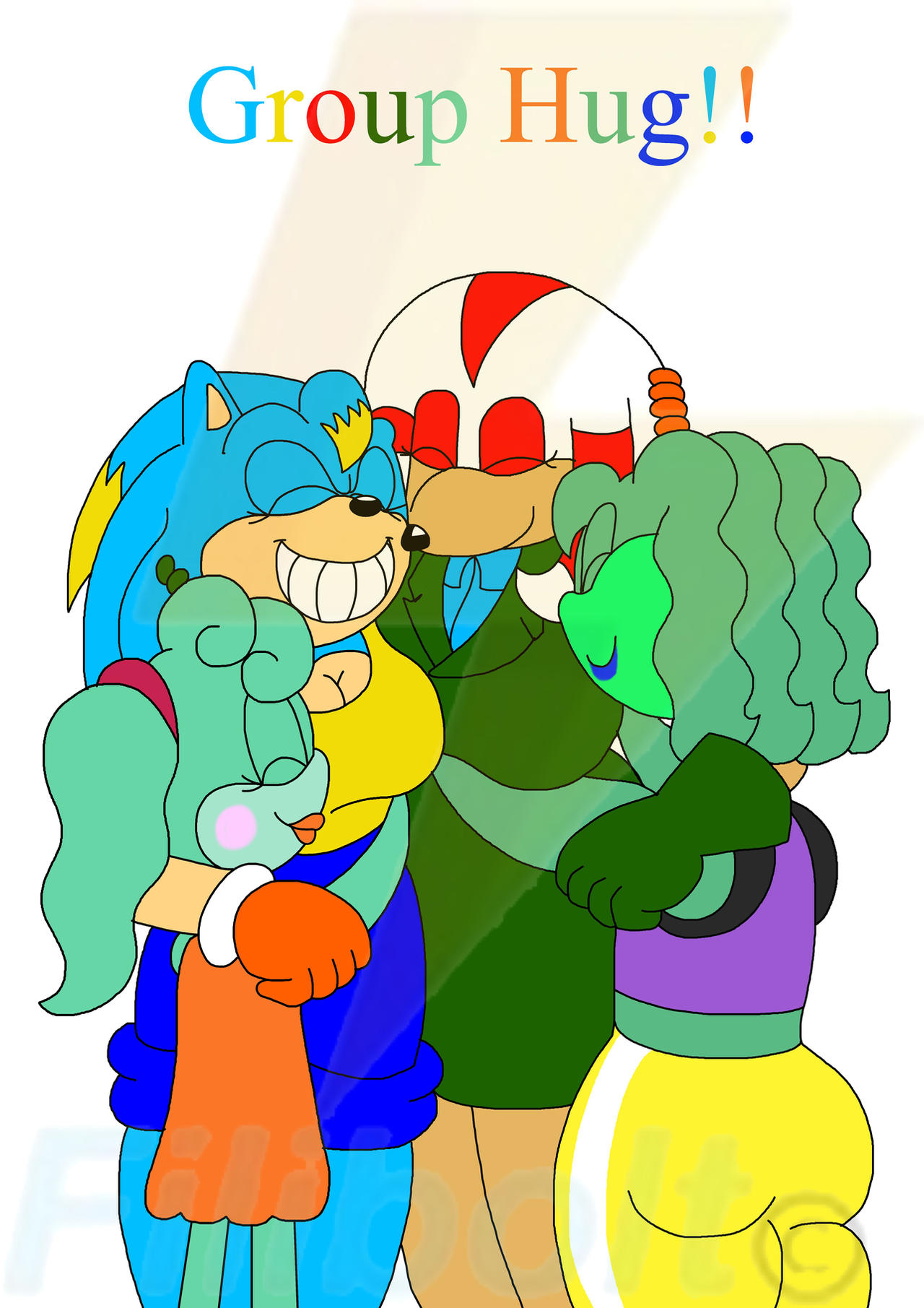 Devolution Hug Group Hug by Filibolt on DeviantArt