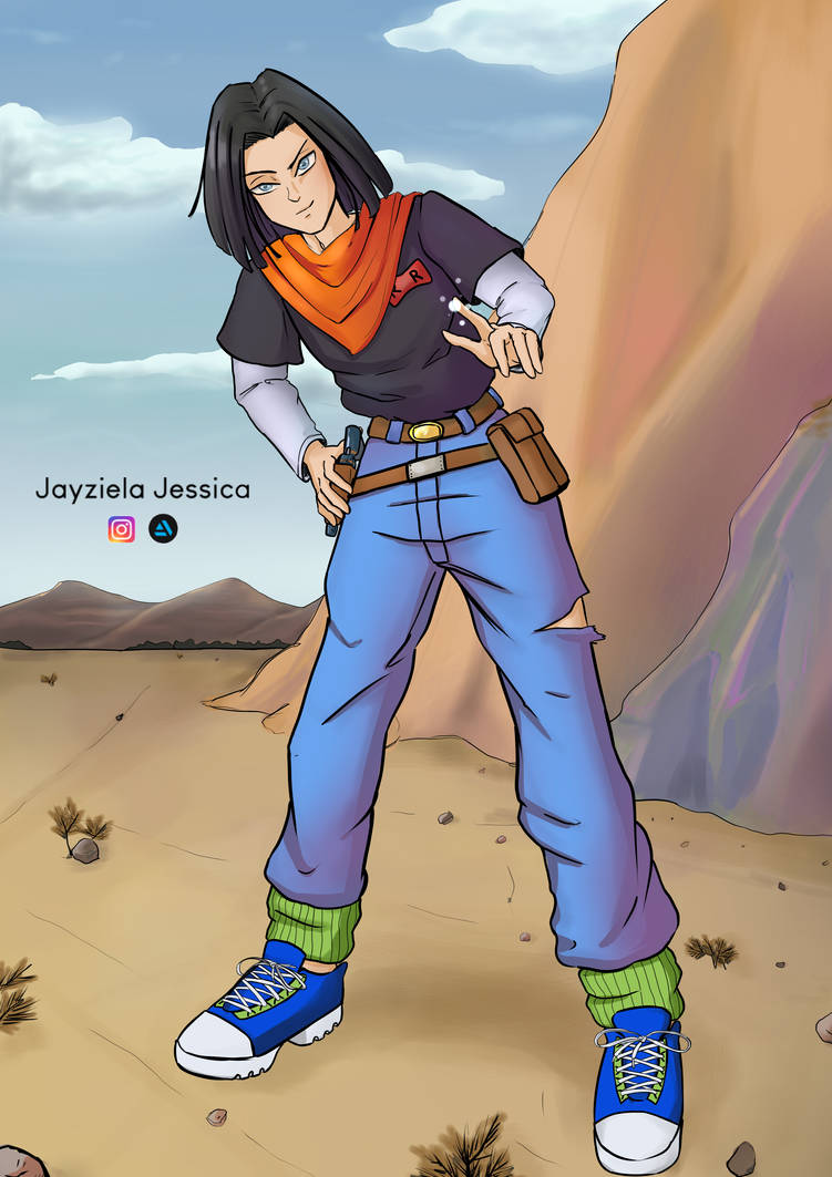 Androide 17 - Fanart by Jayziela on DeviantArt