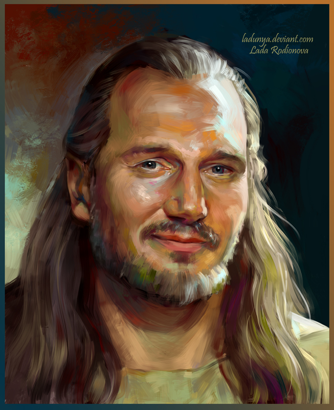 Qui-Gon Jinn Portrait on Behance