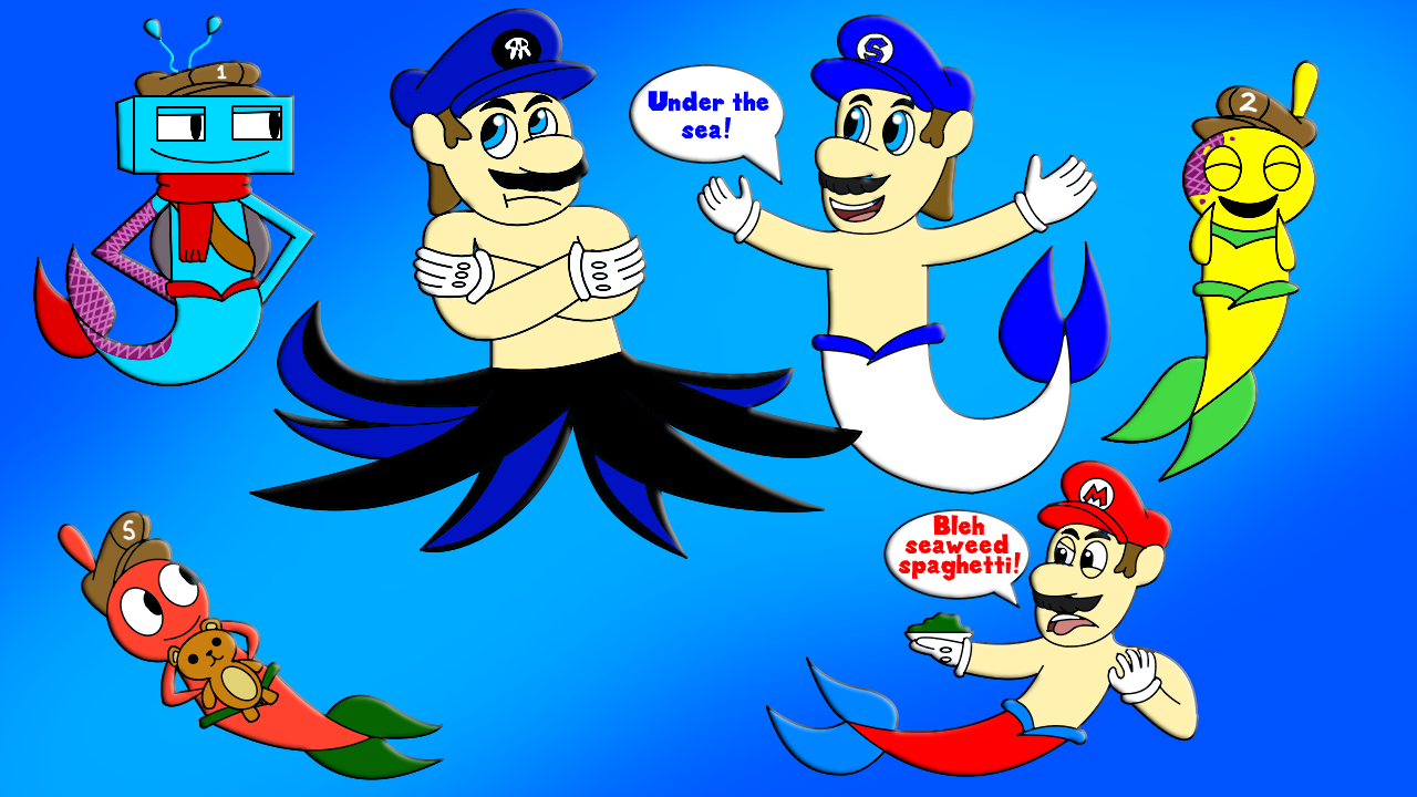 Merman SMGs and Avatars by PrincessSwordHeart on DeviantArt