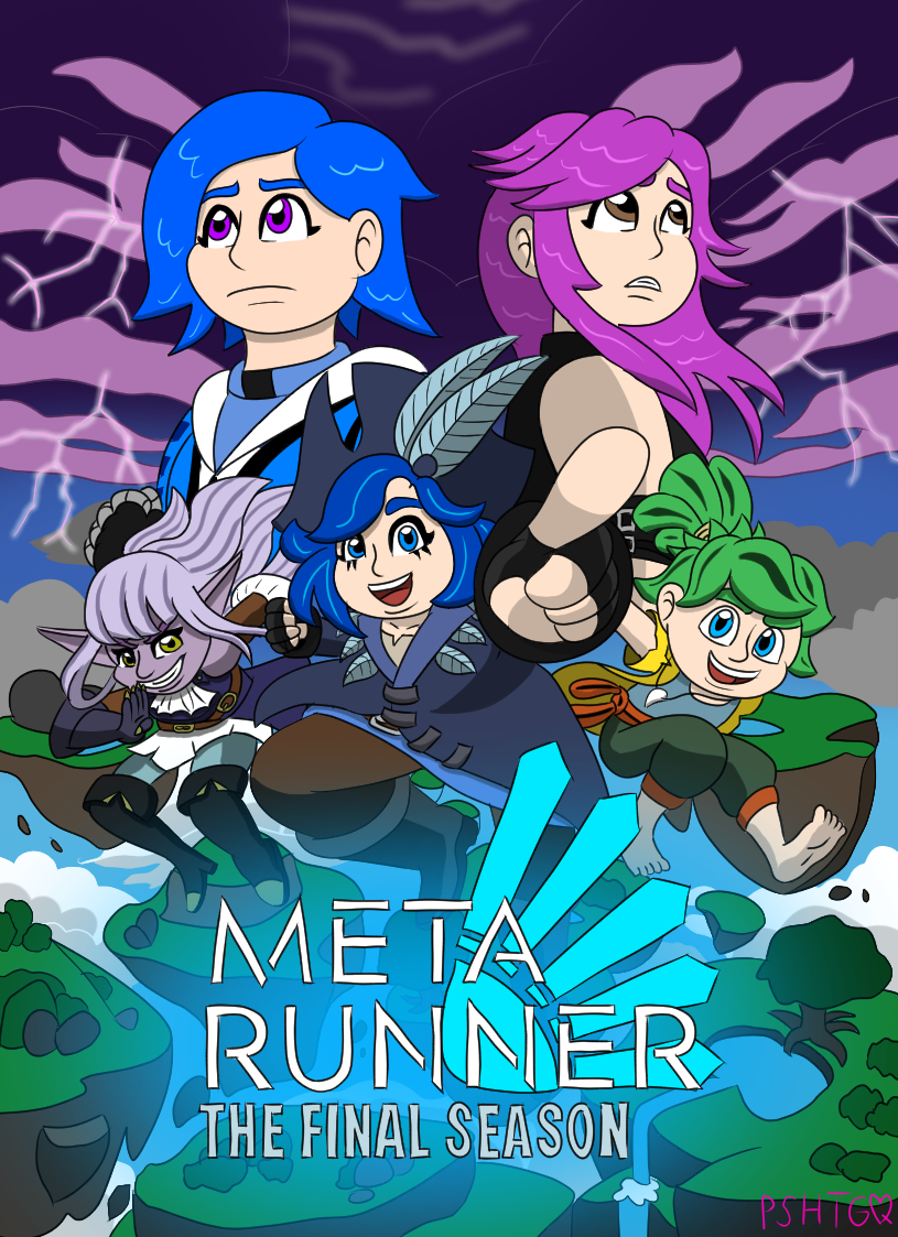 Meta Runner Drawings Meta Runner Season 3 Poster Redraw by PrincessSwordHeart on DeviantArt